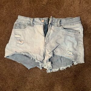 High rise Jean shorts